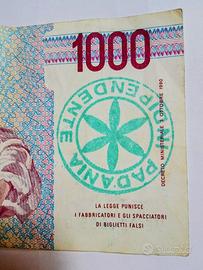 Mille Lire - Montessori - Padania Indipendente