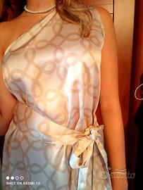 vestito monospalla