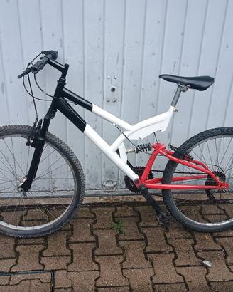 bicicletta MTB 26 bi ammortizzata