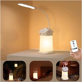 Lampada da Tavolo a Led, Luce Notturna led Ricaric