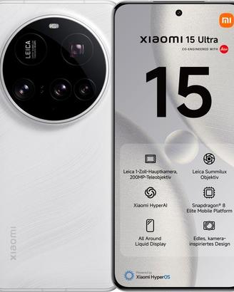 Xiaomi 15 ultra white 5G 16/516gb dual sim 