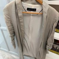 Zara woman giacca grigia estiva xs