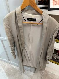 Zara woman giacca grigia estiva xs