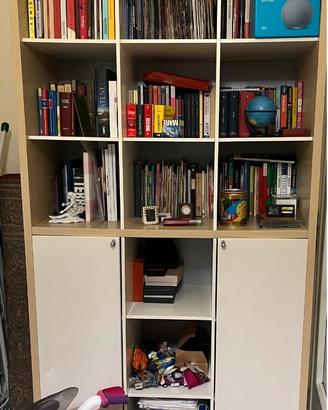 Libreria con sportelli