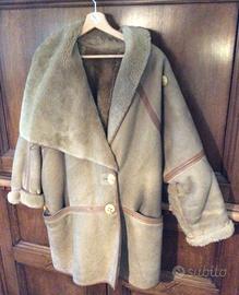 Giaccone donna Pelle Beige Entrefinos Originale 40