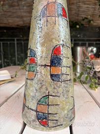 Vaso in terracotta smaltata Tramonti Faenza n. 12