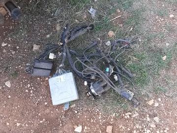 impianto elettrico spinterogeno e centralina suzuk