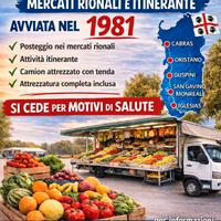 Attività ambulante di frutta e verdura dal 1981