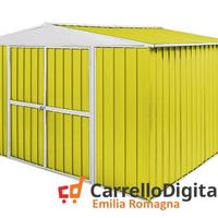 Box in Acciaio da giardino 360x345 150kg giallo