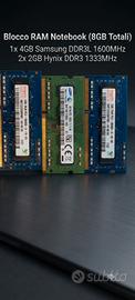 Blocco RAM sodimm DDR3