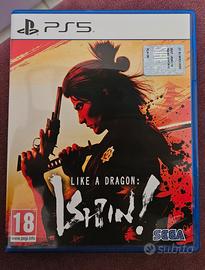 Like a dragon ishin PS5 come nuovo 