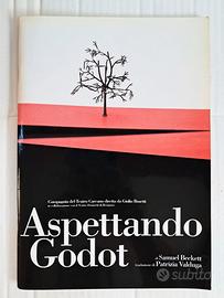 Libro Programma \"Aspettando Godot\" Teatro Carcan