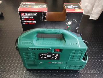 Compressore portatile 1100W Parkside nuovo 