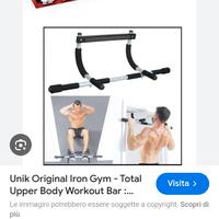 barra allenamento iron gyn nuovo 