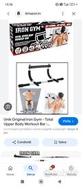 barra allenamento iron gyn nuovo 