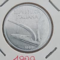 Moneta 10 Lire 1999 "Variante"