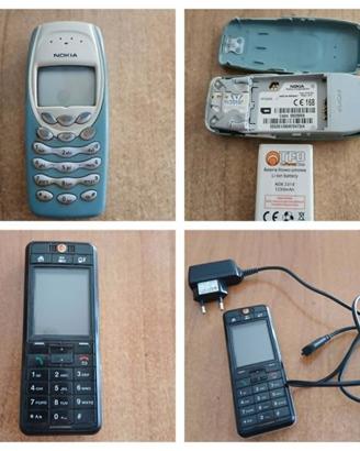 Nokia 3310 e Sagem VS2 vintage