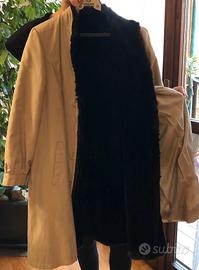 Soprabito seta con interno in marmotta tg 42