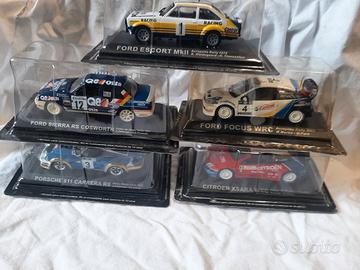 5 modellini 1 43 rally
