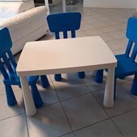 Tavolo mammut ikea + 3 sedie usato