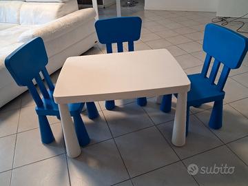 Tavolo mammut ikea + 3 sedie usato
