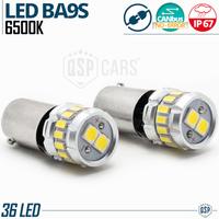 Lampadina LED BA9S T4W CANbus Luce Bianca Potente