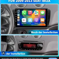 Stereo seat ibiza 6J carplay 9 pollici e bracciolo