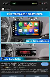 Stereo seat ibiza 6J carplay 9 pollici e bracciolo