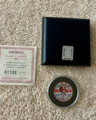 MONETA DA COLLEZIONE 500 LIRE AC MILAN