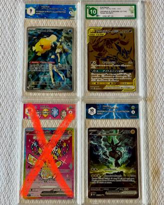 carte Pokemon gradate (NO PSA/BGS) Zekrom,Greninja