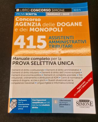 "Concorso agenzia delle dogane e dei monopoli"