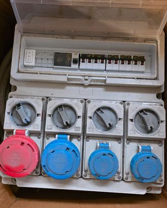 quadro elettrico e cavi Palazzoli 380V 32A e 220V 