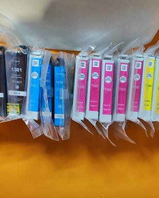 15 CARTUCCE EPSON T1301 T1302 T1303 T1304