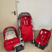 trio passeggino, carrozzina, ovetto