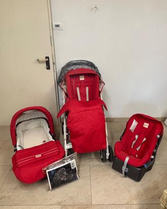 trio passeggino, carrozzina, ovetto
