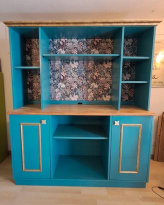 Mobile Credenza/Coffee & Cocktail Bar