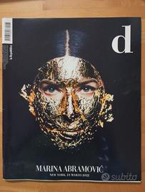 MARINA ABRAMOVICH riviste copertine interviste