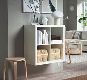 Scaffale bianco KALLAX Ikea 77x77cm