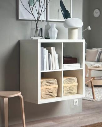 Scaffale bianco KALLAX Ikea 77x77cm