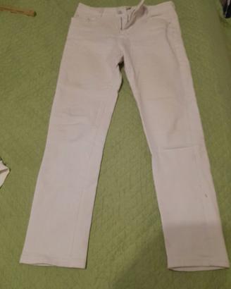 2 pantaloni bianchi 