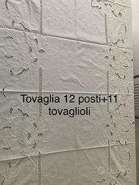 Tovaglia 12 posti + tovaglioli