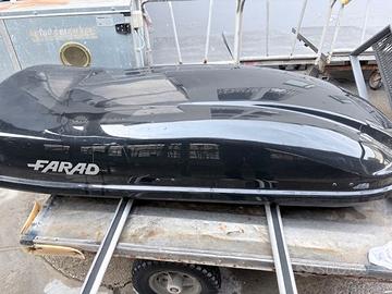 Baule Farad N6 480Lt completo di barre Thule