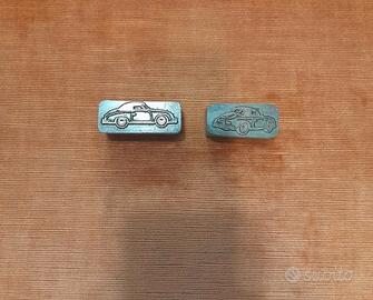 Timbri vintage fatti a mano Porsche 356 anno 50/60