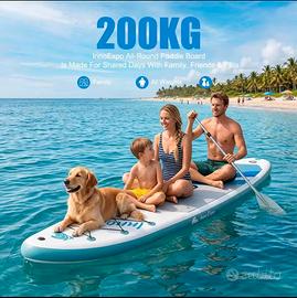 Stand Up Paddle Sup con doppia Pagaia Tavola NUOVA