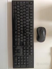 tastiera mouse wireless 
