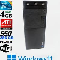 PC Desktop Veloce con SSD WiFi Studio Ufficio