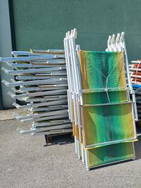 Lettini piscina e spiaggia usati professionali