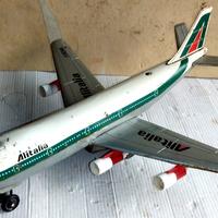 Raro giocattolo in latta - aereo alitalia anni 60