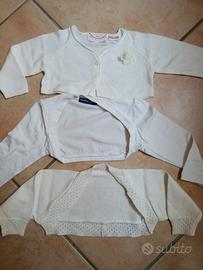 giacchette coprispalle neonate 3-6 mesi