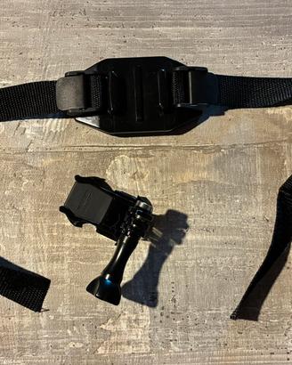 Gopro cinghia da casco ventilata con piastra base